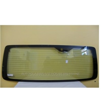 suitable for TOYOTA HIACE 220 SERIES - 4/2005 to 4/2019 - COMMUTER - SUPER LWB - REAR WINDSCREEN GLASS - HEATED - WITH WIPER HOLE - NEW