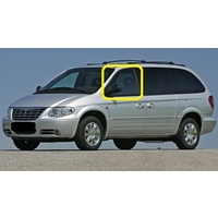 CHRYSLER GRAND VOYAGER SWB/LWB - 5/2001 to 5/2007 - 5DR WAGON - PASSENGERS - LEFT SIDE FRONT DOOR GLASS - WITH FITTING - NEW