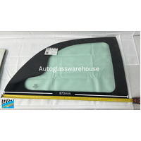 CHRYSLER GRAND VOYAGER LWB/SWB - 5/2001 to 5/2007 - 5DR WAGON - DRIVERS - RIGHT SIDE REAR CARGO GLASS - GREEN (NO AERIAL) - 873mm x 530mm - NEW