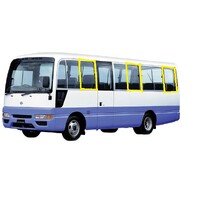 NISSAN CIVILIAN W41 - 12/1999 to CURRENT - BUS - LEFT SIDE SLIDING WINDOW - 3RD, 6TH, 8TH PIECE - (SLIDES FORWARD 2 HOLES - APROX 630 X 830) - NEW