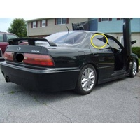 suitable for LEXUS ES300 -  6/1992 TO 10/1996 - 4DR SEDAN - RIGHT SIDE REAR DOOR GLASS - GREEN - NEW