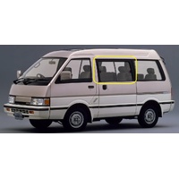 NISSAN NOMAD C22 - 12/1986 to 12/1993 - VAN - PASSENGERS - LEFT SIDE SLIDING DOOR GLASS - REAR PIECE (518 Bot wide X 508mm tall) - NEW