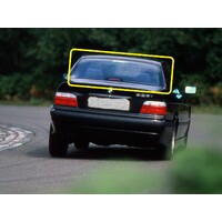BMW 3 SERIES E36 - 5/1991 to 12/1999 - 2DR COUPE - REAR WINDSCREEN GLASS - HEATED - GREEN - NEW - CALL FOR STOCK - VERY LIMITED