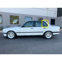 BMW 3 SERIES E30 - 5/1983 to 4/1991 - 4DR SEDAN - PASSENGERS - LEFT SIDE REAR QUARTER GLASS - NEW