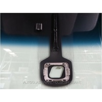 PEUGEOT 407 SV - 9/2004 to 6/2011 - SEDAN/WAGON - FRONT WINDSCREEN GLASS - RAIN SENSOR BRACKET, RECTANGULAR MIRROR BUTTON, WITH MOULD - NEW