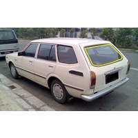 suitable for TOYOTA COROLLA KE30/36/38 - 1974 to 9/1981 - 5DR WAGON - REAR WINDSCREEN GLASS - (SECOND-HAND)