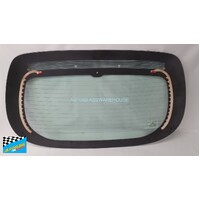 DAEWOO LANOS SX - 9/1997 to 10/2003 - 3DR/5DR HATCH - REAR WINDSCREEN GLASS (5 HOLES) - WITH SPOILER BOLTED - NEW