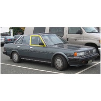 suitable for TOYOTA CRESSIDA MX73 - 10/1984 to 9/1988 - 4DR SEDAN - DRIVERS - RIGHT SIDE FRONT DOOR GLASS - (SECOND HAND)