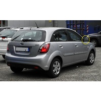 KIA RIO JB - 7/2009 to 8/2011 -5DR HATCH - DRIVER - RIGHT SIDE FLAT GLASS MIRROR - 160mm wide X 120mm high - NEW