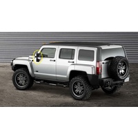 HUMMER H3 7/2007 to 12/2009 - 4DR SUV - PASSENGERS - LEFT SIDE MIRROR - FLAT GLASS ONLY - 205MM X 135MM - NEW