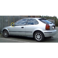 HONDA CIVIC EK - 10/1995 to 10/2000 - 3DR HATCH - PASSENGERS - LEFT SIDE MIRROR - FLAT GLASS ONLY - 173MM X 101MM - NEW
