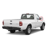 FORD RANGER PJ/PK - 12/2006 TO 9/2011 - 2/4DR UTE - DRIVERS - RIGHT SIDE MIRROR - FLAT GLASS ONLY - 193W X 165H - NEW