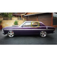 FORD FALCON XW/XY - 1969 TO 1971 - SEDAN/WAGON - PASSENGERS - LEFT SIDE REAR DOOR GLASS - CLEAR - MADE - TO - ORDER - NEW 