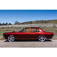 FORD FALCON XR - 1966 to 1967 - 4DR SEDAN - PASSENGER - LEFT SIDE FRONT DOOR GLASS - CLEAR - NEW - (MADE TO ORDER)