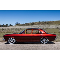 FORD FALCON XR - 1966 to 1967 - 4DR SEDAN - PASSENGER - LEFT SIDE FRONT DOOR GLASS - CLEAR - (MADE TO ORDER)