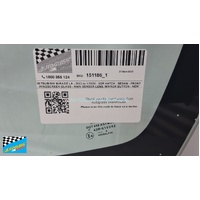 MITSUBISHI MIRAGE 	LA - 2013 to 1/2020 - 5DR HATCH - SEDAN - FRONT WINDSCREEN GLASS - RAIN SENSOR LENS, MIRROR BUTTON - NEW