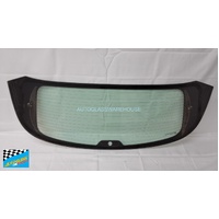 OPEL ASTRA PJ - 9/2012 to 12/2016 - 3DR HATCH - REAR WINDSCREEN GLASS - HEATED, 1 HOLE - (SECOND-HAND)