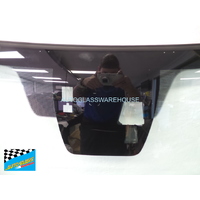 MAZDA CX-5 KE - 2/2012 to 2/2017 - 5DR WAGON - FRONT WINDSCREEN GLASS - RAIN SENSOR BRACKET,CAMERA BRACKET X2,TOP&SIDE MOULD - GREEN - NEW