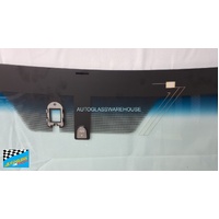 SUITABLE FOR LEXUS NX SERIES - 10/2014 to 12/2021 - 5DR SUV - FRONT WINDSCREEN GLASS - RAIN SENSOR BRACKET, ANTENNA, MIRROR BUTTON, TOP MOULD -GREEN -