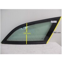 FORD MONDEO MB-MC - 10/2010 to 2/2015 - 5DR WAGON - RIGHT SIDE CARGO GLASS - (Second-hand)