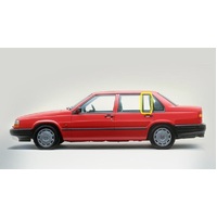 VOLVO 740/760/940/960/S90 - 1/1982 to 1/1997 - 4DR SEDAN/5DR WAGON - PASSENGERS - LEFT SIDE REAR QUARTER GLASS - GREEN - (Second-hand)