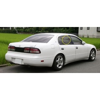 suitable for TOYOTA ARISTO JZS161 - 1/1997 to 2005 - 4DR SEDAN - DRIVER - RIGHT SIDE REAR DOOR GLASS - NEW