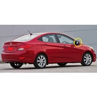 HYUNDAI ACCENT RB - 7/2011 to 12/2019 - SEDAN/HATCH - RIGHT SIDE MIRROR - FLAT GLASS ONLY - 174 WIDE X 123 HIGH - NEW
