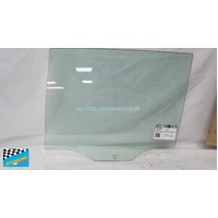 VOLKSWAGEN TIGUAN AD1 - 5/2016 to 4/2025 - WAGON  - LEFT SIDE REAR DOOR GLASS  - GREEN - 615w X 530h - NEW
