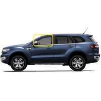  FORD EVEREST UA - 10/2015 to 7/2022 - 5DR WAGON - PASSENGERS - LEFT SIDE FRONT DOOR GLASS - GREEN - NEW