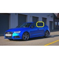 AUDI A3/S3 8V - 5/2013 to 1/2022 - 5DR HATCH - PASSENGERS - LEFT SIDE REAR DOOR GLASS - NEW