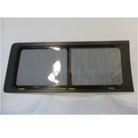 suitable for TOYOTA HIACE 200 SERIES - 4/2005 to 4/2019 - SLWB/LWB VAN - LEFT SIDE REAR SLIDING GLASS - MADE-TO-ORDER - NEW