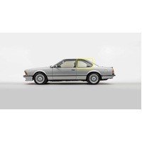 BMW 6 SERIES E24 - 3/1977 to 1/1989 - 2DR COUPE - LEFT SIDE OPERA GLASS - WIND UP - SMALL SHELL ON LEADING EDGE - (Second-hand)