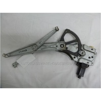 HOLDEN COMMODORE VY/VZ - 9/1997 to 3/2007 - 4DR SEDAN/5DR WAGON - LEFT SIDE FRONT DOOR WINDOW REGULATOR - ELECTRIC-(Oval Plug) - (Second-hand)