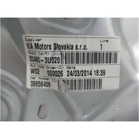 KIA SPORTAGE KNAPC82 - 7/2010 to 9/2015 - 5DR WAGON - RIGHT SIDE REAR WINDOW REGULATOR - (Second-hand)