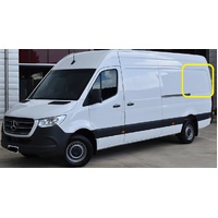 MERCEDES SPRINTER LWB - 9/2006 to CURRENT - VAN - LEFT SIDE REAR CARGO GLASS - BONDED - PRIVACY - GENUINE - 1245w X 760h - (Second-hand)