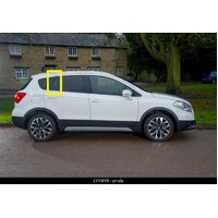 SUZUKI S-CROSS JY - 1/2014 to CURRENT - 5DR SUV - RIGHT SIDE REAR QUARTER GLASS - NEW