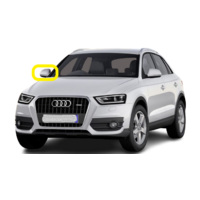 AUDI Q3 8U - 3/2012 to 12/2018 - 5DR SUV  - DRIVERS - RIGHT SIDE MIRROR - FLAT GLASS ONLY - 185 x 130 - NEW