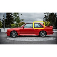 BMW 3 SERIES E30 - 1/1985 to 12/1993 - 2DR CONVERTIBLE - PASSENGERS - LEFT SIDE REAR OPERA GLASS (NON FIXED) - (Second-hand)