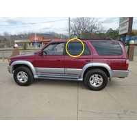 suitable for TOYOTA 4RUNNER RN/LN/YN130 - 10/1989 to 6/1996 - 4DR WAGON - PASSENGER - LEFT SIDE REAR DOOR GLASS - NEW