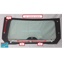 FORD TERRITORY SZ - 5/2011 to 10/2016 - 2WD/AWD WAGON - REAR WINDSCREEN GLASS - HEATED - PRIVACY GREY - (CALL FOR STOCK) NEW