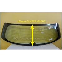KIA SORENTO XM - 2009 TO 4/2012 - 5DR WAGON - REAR WINDSCREEN GLASS - HEATED - WIPER HOLE  (CENTRE 456mm)  -  NEW