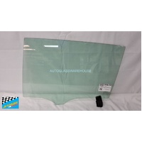 MERCEDES BENZ R CLASS 251 SERIES 4WD - 4/2006 TO 12/2013 - 5DR SUV - PASSENGERS - LEFT SIDE REAR DOOR GLASS - 750 wide - GREEN - SEKURIT - NEW