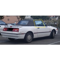 FORD CAPRI SA - 1/1989 to 1/1994 - 2DR CONVERTIBLE - RIGHT SIDE FRONT DOOR GLASS - (Second-hand)