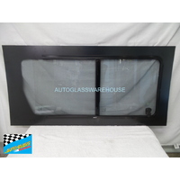 FIAT DUCATO  02/2007 - CURRENT - SLWB - DRIVERS - RIGHT SIDE MIDDLE BONDED ASSEMBLY ALLOY FRAME GLASS - 4035MM WHEELBASE W/ LONG REAR - GREY - NEW