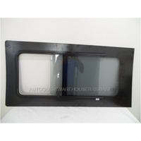MERCEDES VITO - 5/2004 to 3/2015 - SWB/LWB VAN - RIGHT SIDE FRONT GLASS IN GLASS SLIDING WINDOW - 1 SLIDING PIECE (FRONT PIECE SLIDES BACKWARDS)