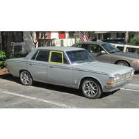 suitable for TOYOTA CROWN MS55 - 4DR SED 1967>1971 - DRIVERS - RIGHT SIDE - FRONT DOOR GLASS - (SECOND-HAND)