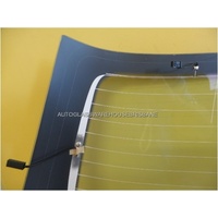 VOLKSWAGEN GOLF VI - 1/2009 to 3/2013 - 3DR/5DR HATCH - REAR WINDSCREEN GLASS - HEATED, ANTENNA, WIPER HOLE, 1 CONNECTOR AT TOP - NEW