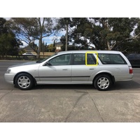 FORD FALCON AU-BA-BF - 9/1998 to 6/2010 - 5DR WAGON - PASSENGERS - LEFT SIDE REAR QUARTER GLASS - (Second-hand)
