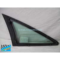 HOLDEN VECTRA JR - JS - 7/1997 to 12/2002 - 5DR HATCH - DRIVERS - RIGHT SIDE OPERA GLASS - (BEHIND REAR DOOR) - GREEN (ENCAPSULATED) - NEW