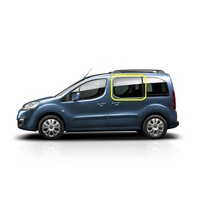 CITROEN BERLINGO L1 - 3/2009 to 12/2018 - VAN - PASSENGERS - LEFT SIDE FRONT CARGO FIXED GLASS - 785 X 550 - LIGHT GREY - NEW